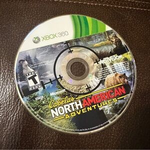 Cabela's North American Adventures (Microsoft Xbox 360, 2010) Disc Only No Case